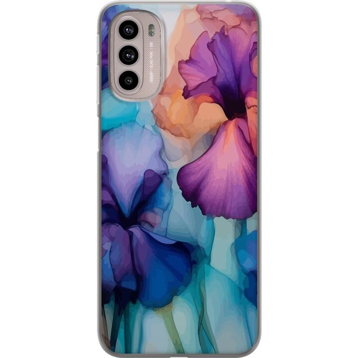 Mobildeksel til Motorola Moto G41 med Magiske blomster motiv i gruppen SMARTTELEFON & NETTBRETT / Mobilbeskyttelse / Motorola hos TP E-commerce Nordic AB (A54992)