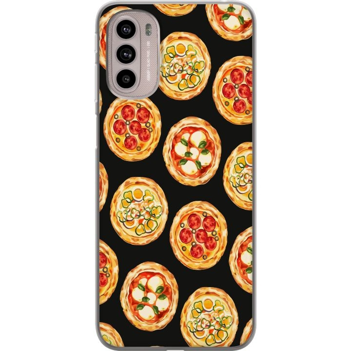 Mobildeksel til Motorola Moto G41 med Pizza motiv i gruppen SMARTTELEFON & NETTBRETT / Mobilbeskyttelse / Motorola hos TP E-commerce Nordic AB (A55002)