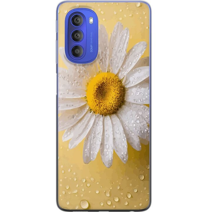 Mobildeksel til Motorola Moto G51 5G med Porselensblomst motiv i gruppen SMARTTELEFON & NETTBRETT / Mobilbeskyttelse / Motorola hos TP E-commerce Nordic AB (A55070)