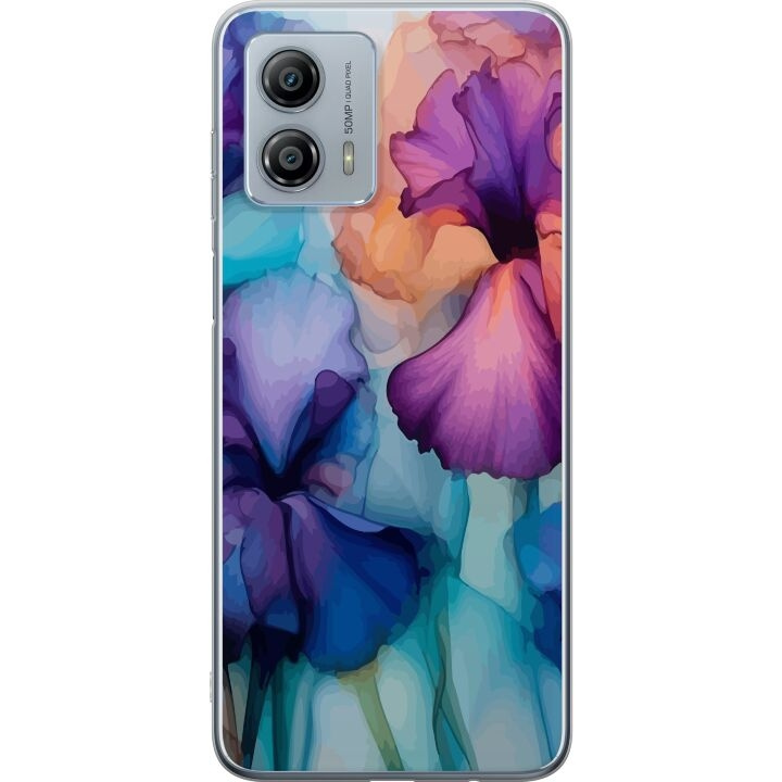 Mobildeksel til Motorola Moto G53 med Magiske blomster motiv i gruppen SMARTTELEFON & NETTBRETT / Mobilbeskyttelse / Motorola hos TP E-commerce Nordic AB (A55127)