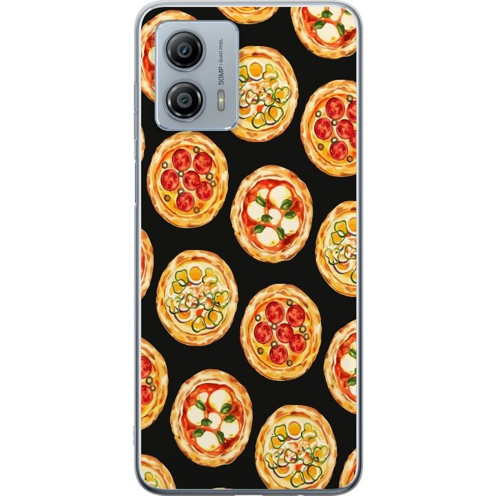 Mobildeksel til Motorola Moto G53 med Pizza motiv i gruppen SMARTTELEFON & NETTBRETT / Mobilbeskyttelse / Motorola hos TP E-commerce Nordic AB (A55137)