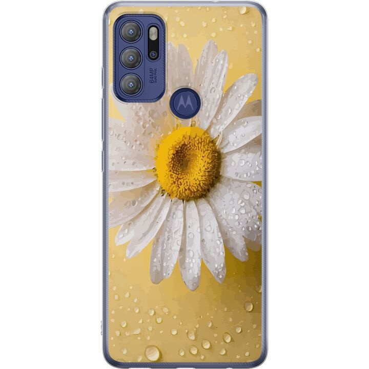 Mobildeksel til Motorola Moto G60S med Porselensblomst motiv i gruppen SMARTTELEFON & NETTBRETT / Mobilbeskyttelse / Motorola hos TP E-commerce Nordic AB (A55205)