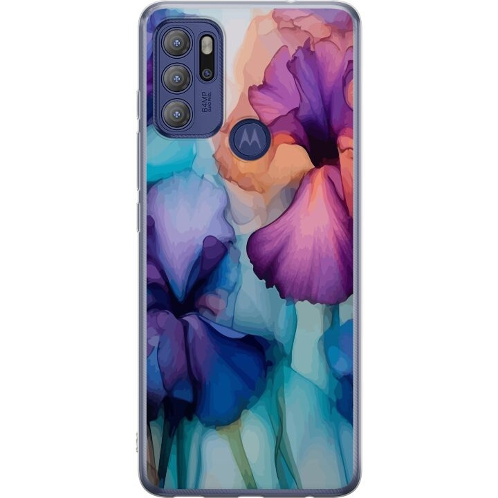 Mobildeksel til Motorola Moto G60S med Magiske blomster motiv i gruppen SMARTTELEFON & NETTBRETT / Mobilbeskyttelse / Motorola hos TP E-commerce Nordic AB (A55208)