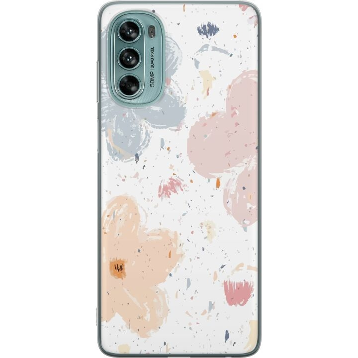 Mobildeksel til Motorola Moto G62 5G med Blomster motiv i gruppen SMARTTELEFON & NETTBRETT / Mobilbeskyttelse / Motorola hos TP E-commerce Nordic AB (A55244)