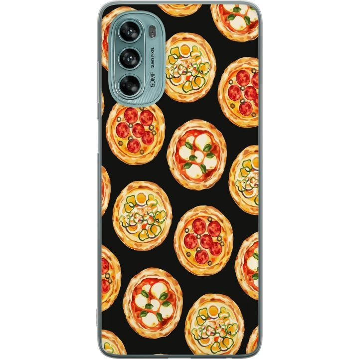 Mobildeksel til Motorola Moto G62 5G med Pizza motiv i gruppen SMARTTELEFON & NETTBRETT / Mobilbeskyttelse / Motorola hos TP E-commerce Nordic AB (A55245)