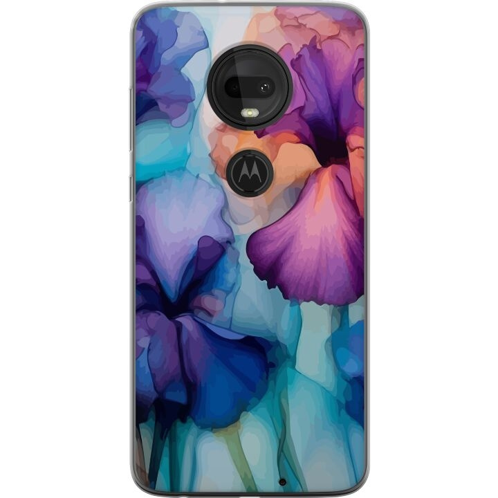 Mobildeksel til Motorola Moto G7 med Magiske blomster motiv i gruppen SMARTTELEFON & NETTBRETT / Mobilbeskyttelse / Motorola hos TP E-commerce Nordic AB (A55262)