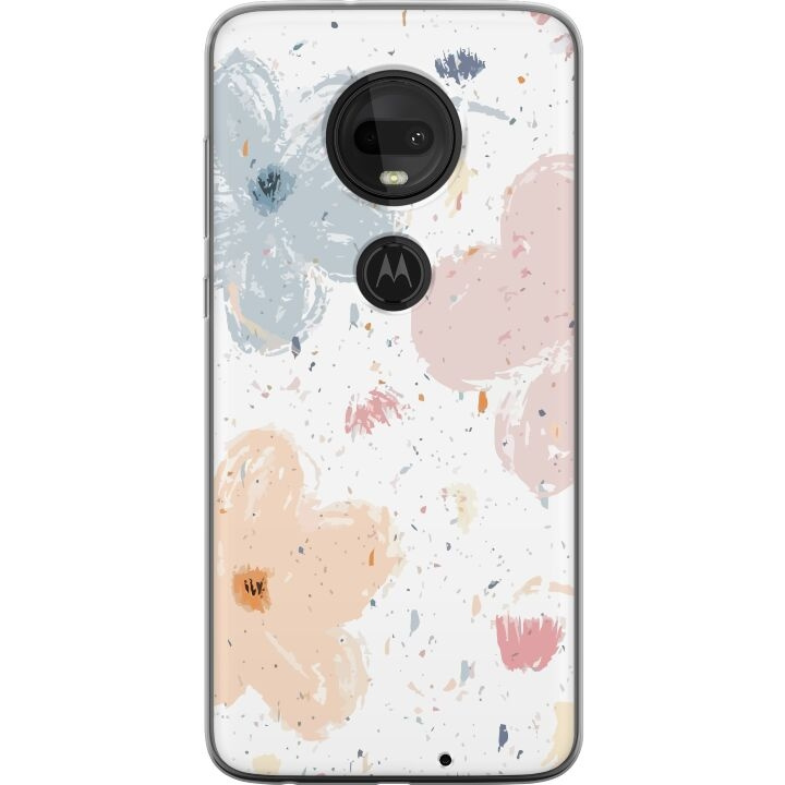 Mobildeksel til Motorola Moto G7 med Blomster motiv i gruppen SMARTTELEFON & NETTBRETT / Mobilbeskyttelse / Motorola hos TP E-commerce Nordic AB (A55271)