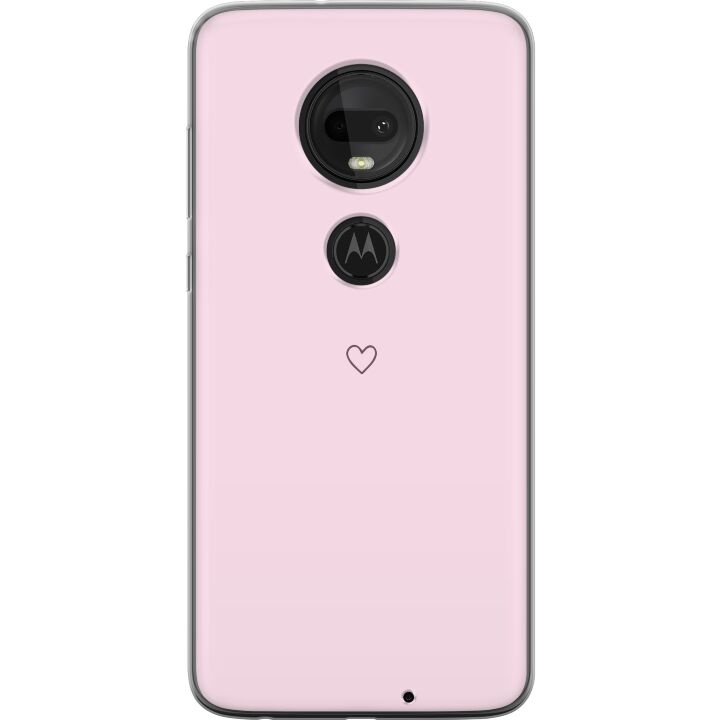 Mobildeksel til Motorola Moto G7 med Hjerte motiv i gruppen SMARTTELEFON & NETTBRETT / Mobilbeskyttelse / Motorola hos TP E-commerce Nordic AB (A55278)