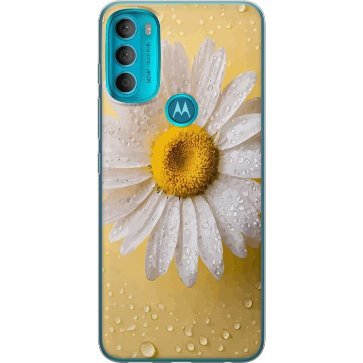 Mobildeksel til Motorola Moto G71 5G med Porselensblomst motiv i gruppen SMARTTELEFON & NETTBRETT / Mobilbeskyttelse / Motorola hos TP E-commerce Nordic AB (A55286)