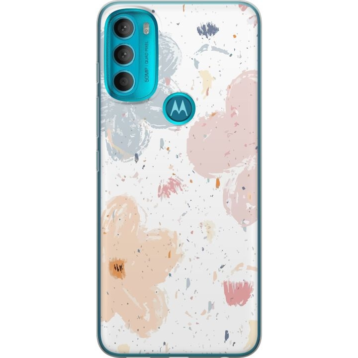 Mobildeksel til Motorola Moto G71 5G med Blomster motiv i gruppen SMARTTELEFON & NETTBRETT / Mobilbeskyttelse / Motorola hos TP E-commerce Nordic AB (A55298)