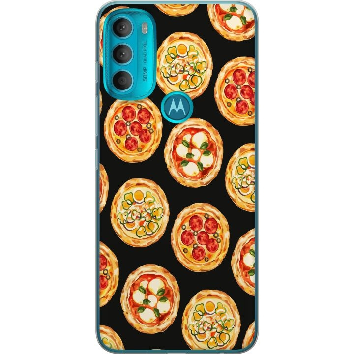 Mobildeksel til Motorola Moto G71 5G med Pizza motiv i gruppen SMARTTELEFON & NETTBRETT / Mobilbeskyttelse / Motorola hos TP E-commerce Nordic AB (A55299)