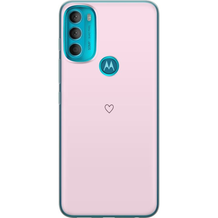 Mobildeksel til Motorola Moto G71 5G med Hjerte motiv i gruppen SMARTTELEFON & NETTBRETT / Mobilbeskyttelse / Motorola hos TP E-commerce Nordic AB (A55305)