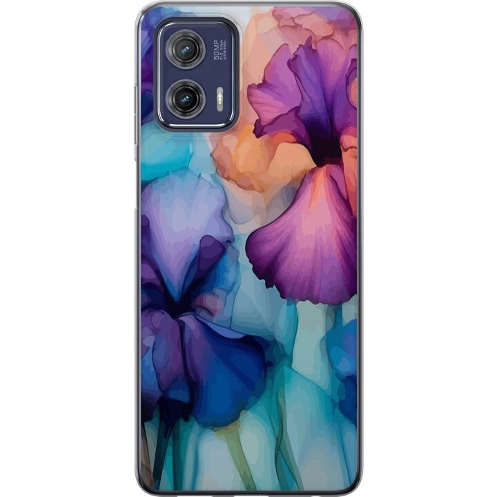 Mobildeksel til Motorola Moto G73 med Magiske blomster motiv i gruppen SMARTTELEFON & NETTBRETT / Mobilbeskyttelse / Motorola hos TP E-commerce Nordic AB (A55397)