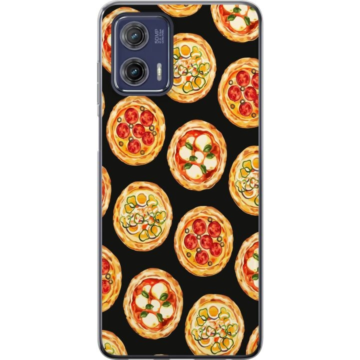 Mobildeksel til Motorola Moto G73 med Pizza motiv i gruppen SMARTTELEFON & NETTBRETT / Mobilbeskyttelse / Motorola hos TP E-commerce Nordic AB (A55407)