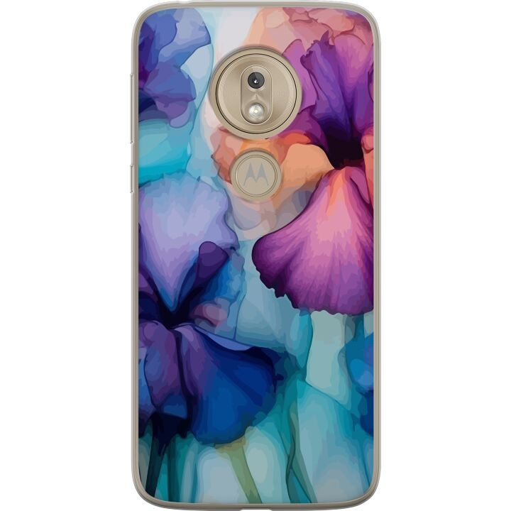 Mobildeksel til Motorola Moto G7 Play med Magiske blomster motiv i gruppen SMARTTELEFON & NETTBRETT / Mobilbeskyttelse / Motorola hos TP E-commerce Nordic AB (A55451)