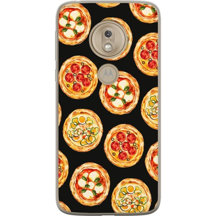 Mobildeksel til Motorola Moto G7 Play med Pizza motiv i gruppen SMARTTELEFON & NETTBRETT / Mobilbeskyttelse / Motorola hos TP E-commerce Nordic AB (A55461)