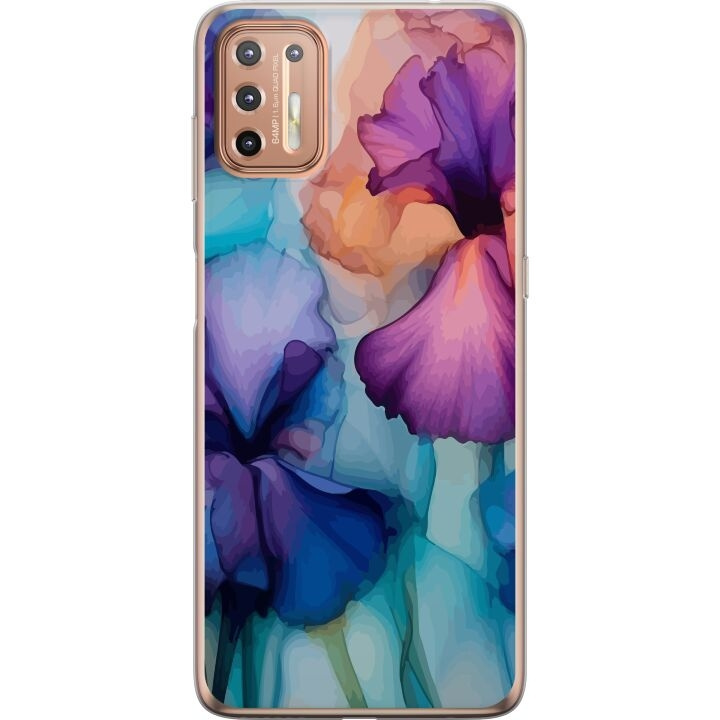 Mobildeksel til Motorola Moto G9 Plus med Magiske blomster motiv i gruppen SMARTTELEFON & NETTBRETT / Mobilbeskyttelse / Motorola hos TP E-commerce Nordic AB (A55532)