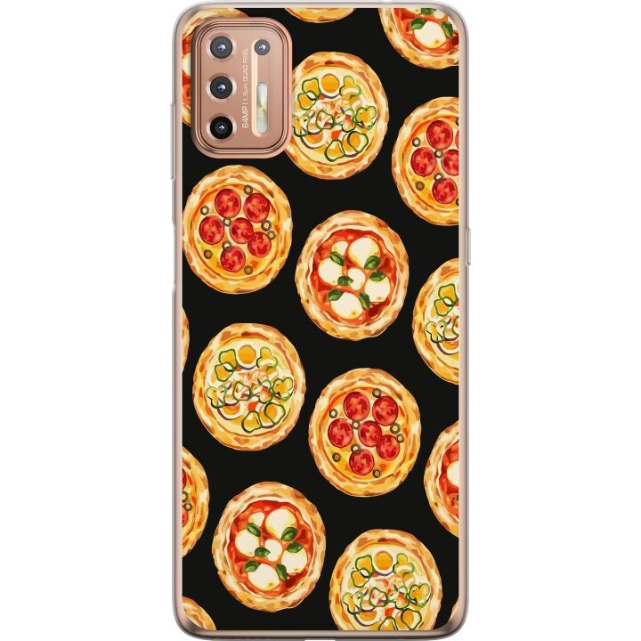 Mobildeksel til Motorola Moto G9 Plus med Pizza motiv i gruppen SMARTTELEFON & NETTBRETT / Mobilbeskyttelse / Motorola hos TP E-commerce Nordic AB (A55542)