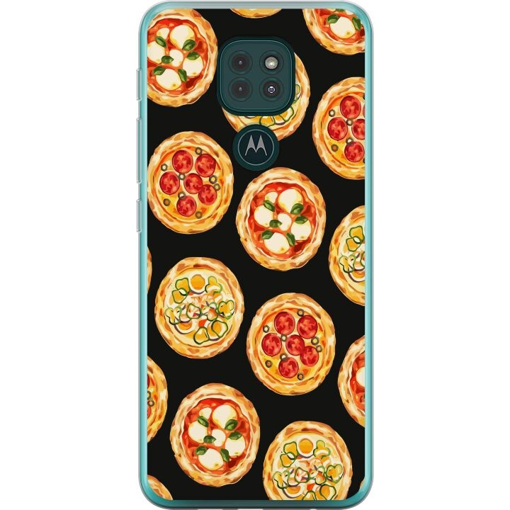 Mobildeksel til Motorola Moto G9 Play med Pizza motiv i gruppen SMARTTELEFON & NETTBRETT / Mobilbeskyttelse / Motorola hos TP E-commerce Nordic AB (A55623)