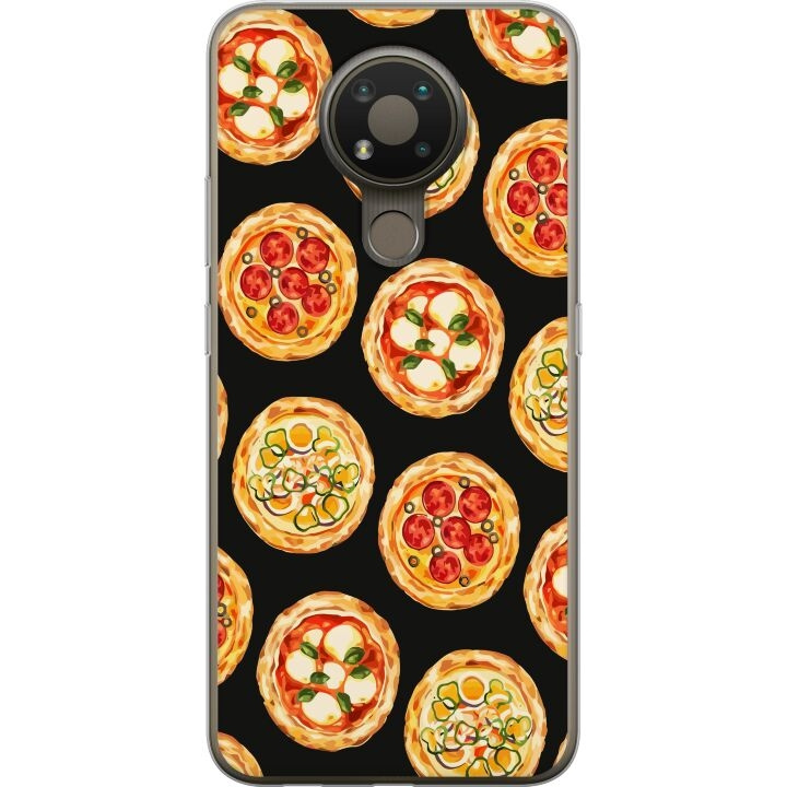 Mobildeksel til Nokia 3.4 med Pizza motiv i gruppen SMARTTELEFON & NETTBRETT / Mobilbeskyttelse / Nokia/Microsoft hos TP E-commerce Nordic AB (A55731)