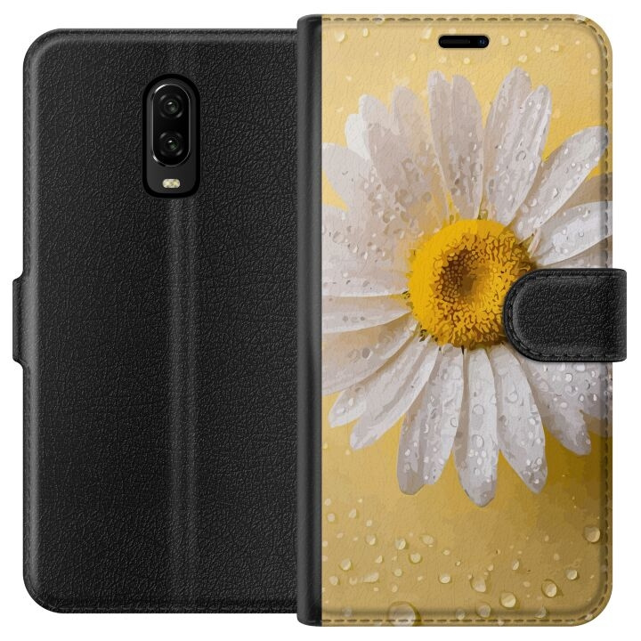 Lommeboketui til OnePlus 6T med Porselensblomst motiv i gruppen SMARTTELEFON & NETTBRETT / Mobilbeskyttelse / OnePlus hos TP E-commerce Nordic AB (A56528)