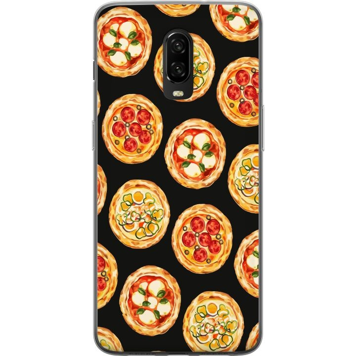 Mobildeksel til OnePlus 6T med Pizza motiv i gruppen SMARTTELEFON & NETTBRETT / Mobilbeskyttelse / OnePlus hos TP E-commerce Nordic AB (A56568)