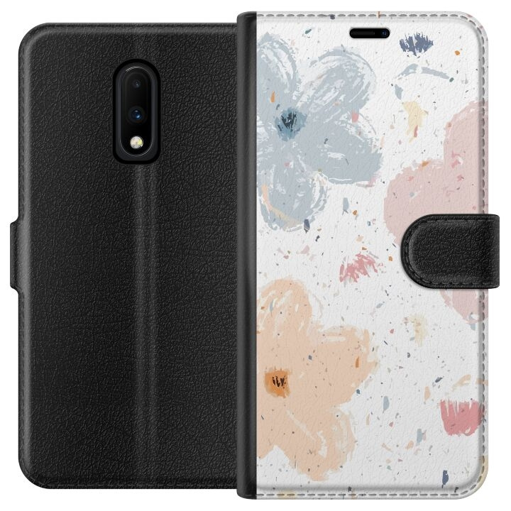 Lommeboketui til OnePlus 7 med Blomster motiv i gruppen SMARTTELEFON & NETTBRETT / Mobilbeskyttelse / OnePlus hos TP E-commerce Nordic AB (A56594)