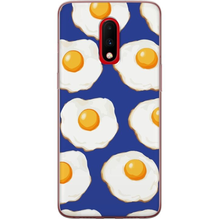 Mobildeksel til OnePlus 7 med Stekte egg motiv i gruppen SMARTTELEFON & NETTBRETT / Mobilbeskyttelse / OnePlus hos TP E-commerce Nordic AB (A56615)