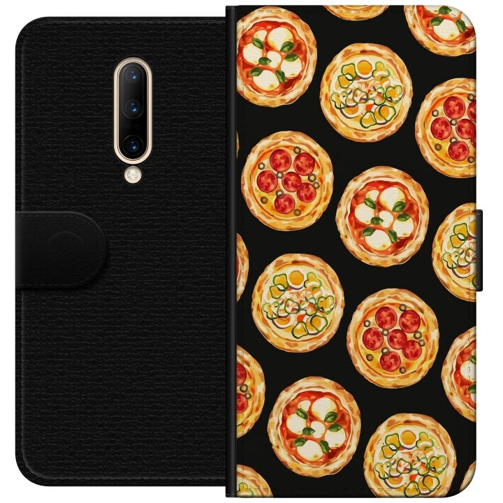 Lommeboketui til OnePlus 7 Pro med Pizza motiv i gruppen SMARTTELEFON & NETTBRETT / Mobilbeskyttelse / OnePlus hos TP E-commerce Nordic AB (A56649)