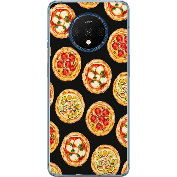 Mobildeksel til OnePlus 7T med Pizza motiv i gruppen SMARTTELEFON & NETTBRETT / Mobilbeskyttelse / OnePlus hos TP E-commerce Nordic AB (A56730)