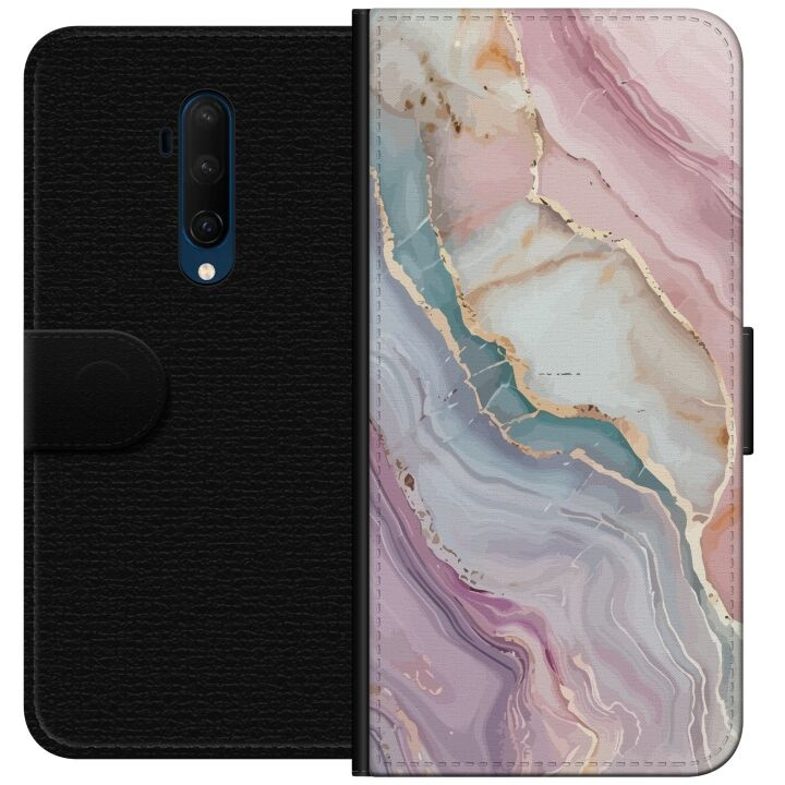 Lommeboketui til OnePlus 7T Pro med Marmor motiv i gruppen SMARTTELEFON & NETTBRETT / Mobilbeskyttelse / OnePlus hos TP E-commerce Nordic AB (A56766)