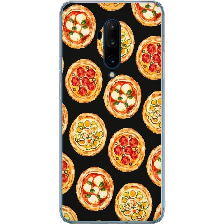 Mobildeksel til OnePlus 7T Pro med Pizza motiv i gruppen SMARTTELEFON & NETTBRETT / Mobilbeskyttelse / OnePlus hos TP E-commerce Nordic AB (A56784)