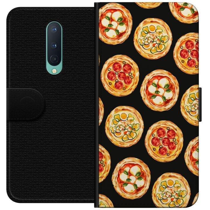 Lommeboketui til OnePlus 8 med Pizza motiv i gruppen SMARTTELEFON & NETTBRETT / Mobilbeskyttelse / OnePlus hos TP E-commerce Nordic AB (A56811)