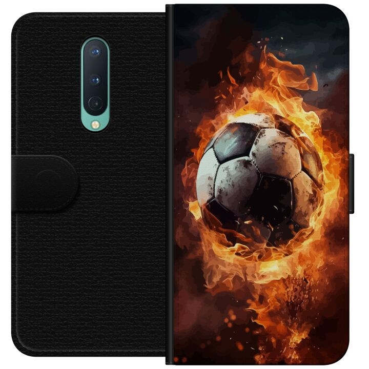 Lommeboketui til OnePlus 8 med Fotball motiv i gruppen SMARTTELEFON & NETTBRETT / Mobilbeskyttelse / OnePlus hos TP E-commerce Nordic AB (A56819)