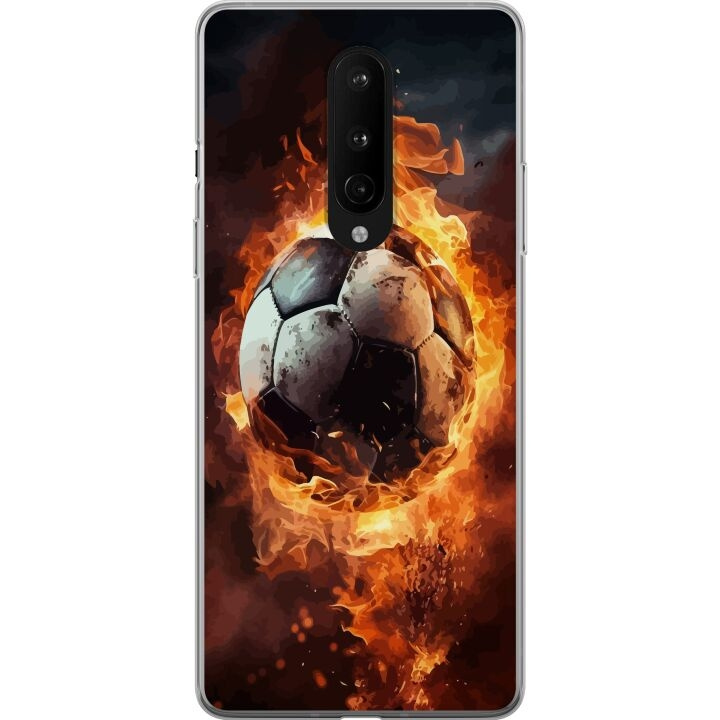 Mobildeksel til OnePlus 8 med Fotball motiv i gruppen SMARTTELEFON & NETTBRETT / Mobilbeskyttelse / OnePlus hos TP E-commerce Nordic AB (A56846)