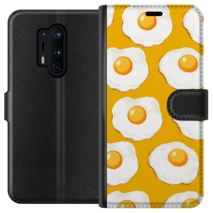 Lommeboketui til OnePlus 8 Pro med Stekt egg motiv i gruppen SMARTTELEFON & NETTBRETT / Mobilbeskyttelse / OnePlus hos TP E-commerce Nordic AB (A56854)