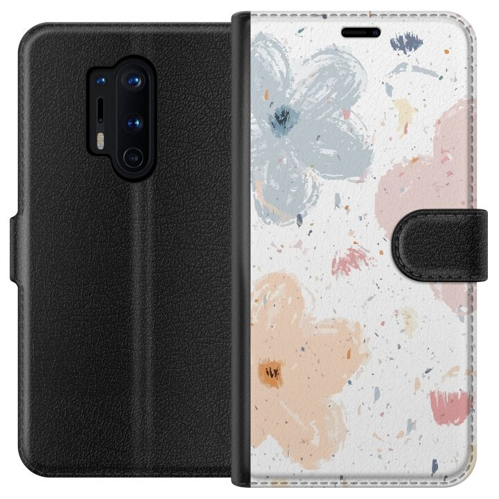 Lommeboketui til OnePlus 8 Pro med Blomster motiv i gruppen SMARTTELEFON & NETTBRETT / Mobilbeskyttelse / OnePlus hos TP E-commerce Nordic AB (A56864)