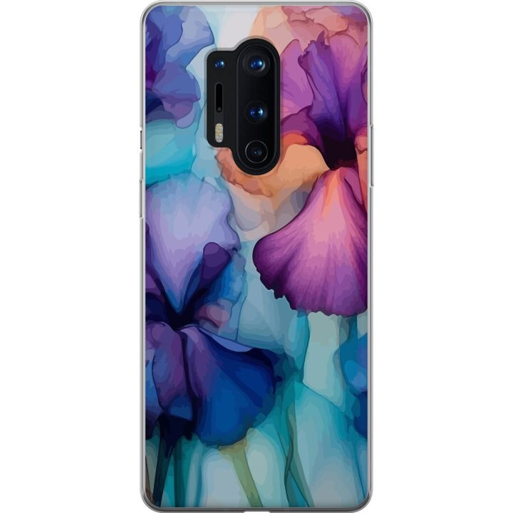 Mobildeksel til OnePlus 8 Pro med Magiske blomster motiv i gruppen SMARTTELEFON & NETTBRETT / Mobilbeskyttelse / OnePlus hos TP E-commerce Nordic AB (A56882)