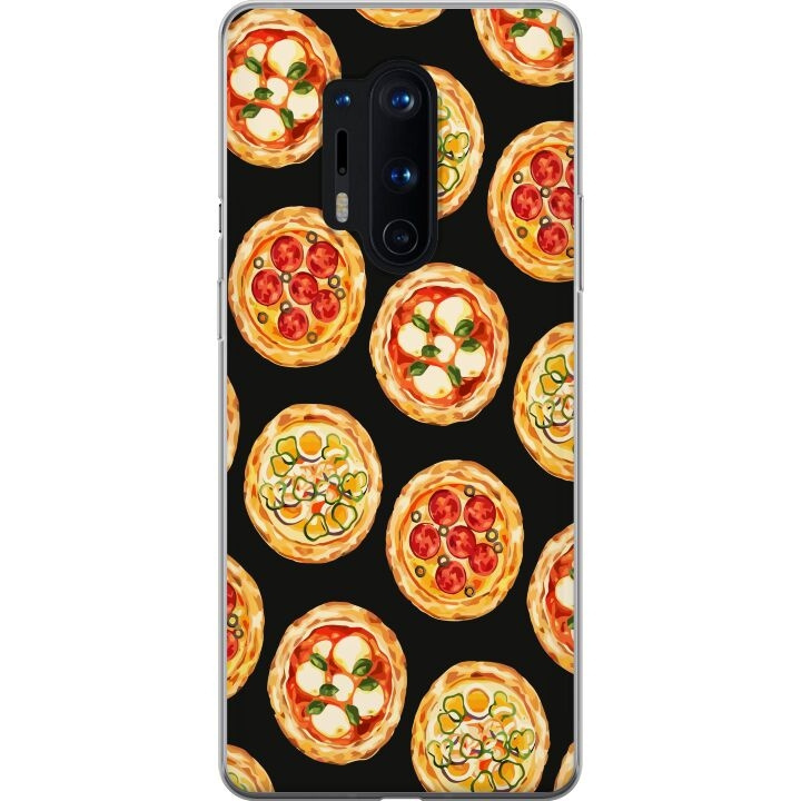 Mobildeksel til OnePlus 8 Pro med Pizza motiv i gruppen SMARTTELEFON & NETTBRETT / Mobilbeskyttelse / OnePlus hos TP E-commerce Nordic AB (A56892)