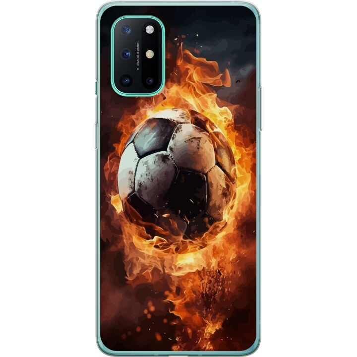 Mobildeksel til OnePlus 8T med Fotball motiv i gruppen SMARTTELEFON & NETTBRETT / Mobilbeskyttelse / OnePlus hos TP E-commerce Nordic AB (A56954)