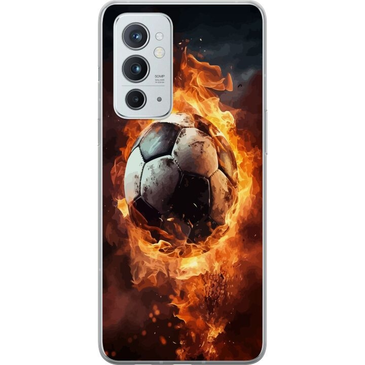 Mobildeksel til OnePlus 9RT 5G med Fotball motiv i gruppen SMARTTELEFON & NETTBRETT / Mobilbeskyttelse / OnePlus hos TP E-commerce Nordic AB (A57089)