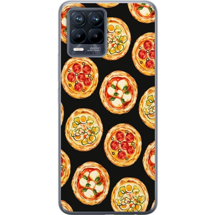 Mobildeksel til Realme 8 med Pizza motiv i gruppen SMARTTELEFON & NETTBRETT / Mobilbeskyttelse / Realme hos TP E-commerce Nordic AB (A57972)