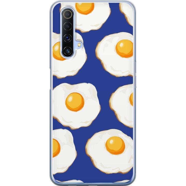 Mobildeksel til Realme X50 5G med Stekte egg motiv i gruppen SMARTTELEFON & NETTBRETT / Mobilbeskyttelse / Realme hos TP E-commerce Nordic AB (A58127)