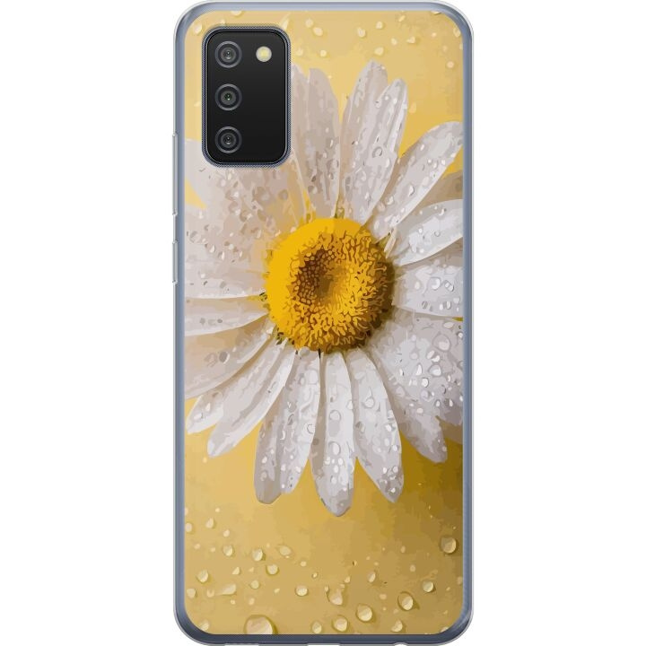 Mobildeksel til Samsung Galaxy A02s med Porselensblomst motiv i gruppen SMARTTELEFON & NETTBRETT / Mobilbeskyttelse / Samsung hos TP E-commerce Nordic AB (A58175)