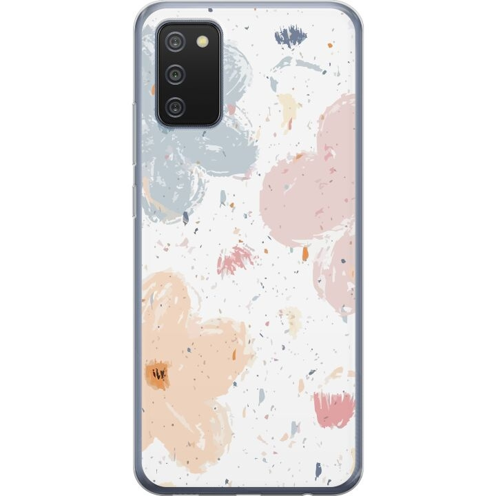 Mobildeksel til Samsung Galaxy A02s med Blomster motiv i gruppen SMARTTELEFON & NETTBRETT / Mobilbeskyttelse / Samsung hos TP E-commerce Nordic AB (A58187)