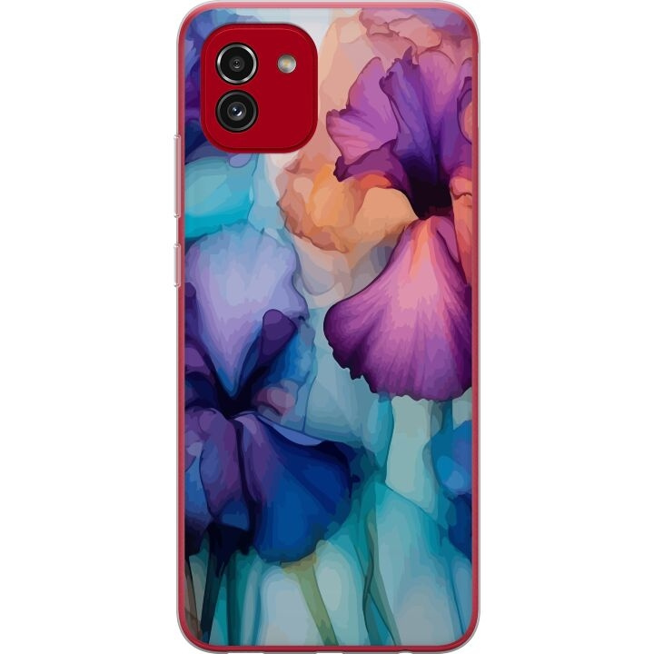 Mobildeksel til Samsung Galaxy A03 med Magiske blomster motiv i gruppen SMARTTELEFON & NETTBRETT / Mobilbeskyttelse / Samsung hos TP E-commerce Nordic AB (A58232)