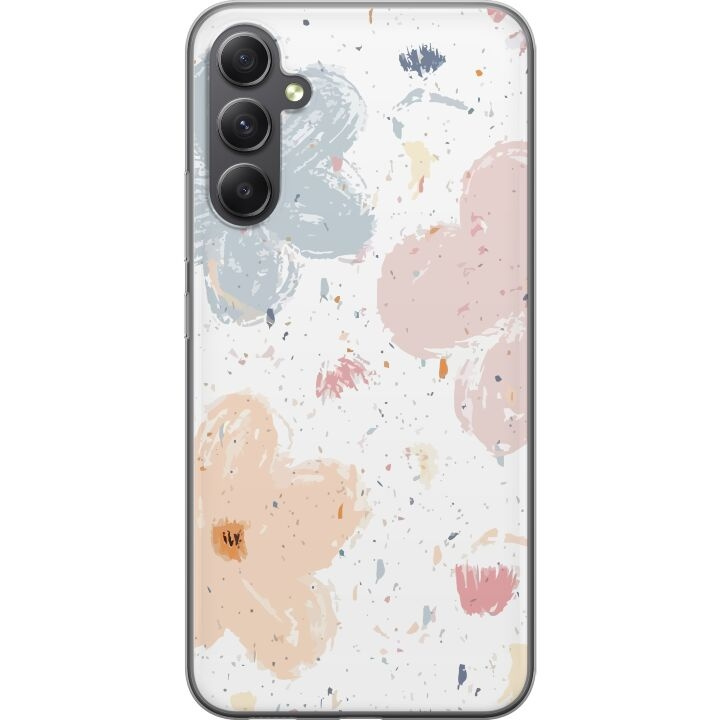 Mobildeksel til Samsung Galaxy A05s med Blomster motiv i gruppen SMARTTELEFON & NETTBRETT / Mobilbeskyttelse / Samsung hos TP E-commerce Nordic AB (A58457)