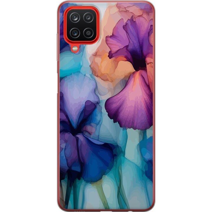 Mobildeksel til Samsung Galaxy A12 med Magiske blomster motiv i gruppen SMARTTELEFON & NETTBRETT / Mobilbeskyttelse / Samsung hos TP E-commerce Nordic AB (A58610)