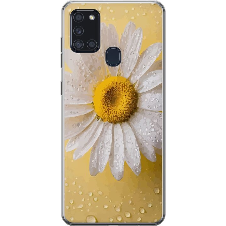 Mobildeksel til Samsung Galaxy A21s med Porselensblomst motiv i gruppen SMARTTELEFON & NETTBRETT / Mobilbeskyttelse / Samsung hos TP E-commerce Nordic AB (A58931)