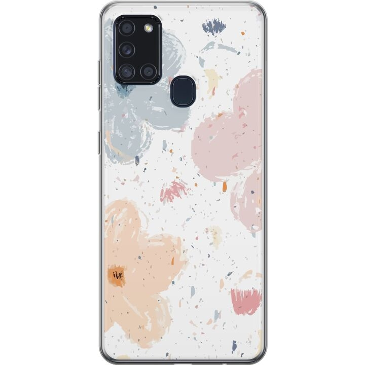 Mobildeksel til Samsung Galaxy A21s med Blomster motiv i gruppen SMARTTELEFON & NETTBRETT / Mobilbeskyttelse / Samsung hos TP E-commerce Nordic AB (A58943)